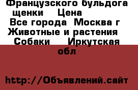 Французского бульдога щенки  › Цена ­ 35 000 - Все города, Москва г. Животные и растения » Собаки   . Иркутская обл.